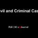 Civil and Criminal Cases