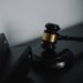 black wooden gavel
